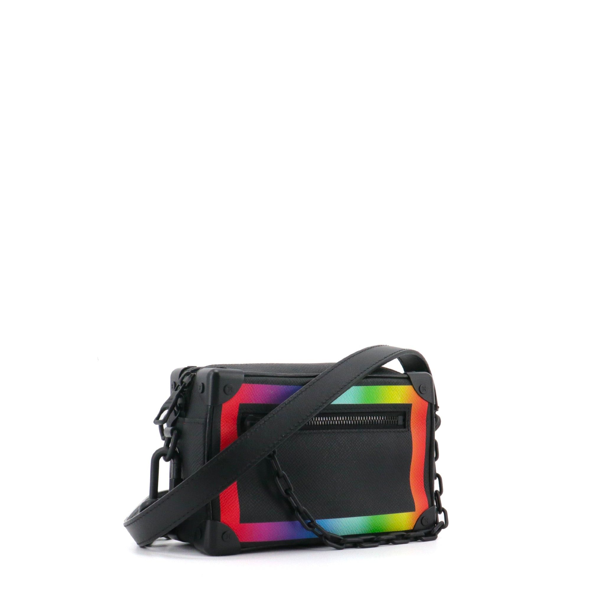 Louis Vuitton LOUIS VUITTON - Louis Vuitton Soft Trunk Shoulder Bags in Taiga Rainbow Leather Size ONE SIZE - 2 Thumbnail