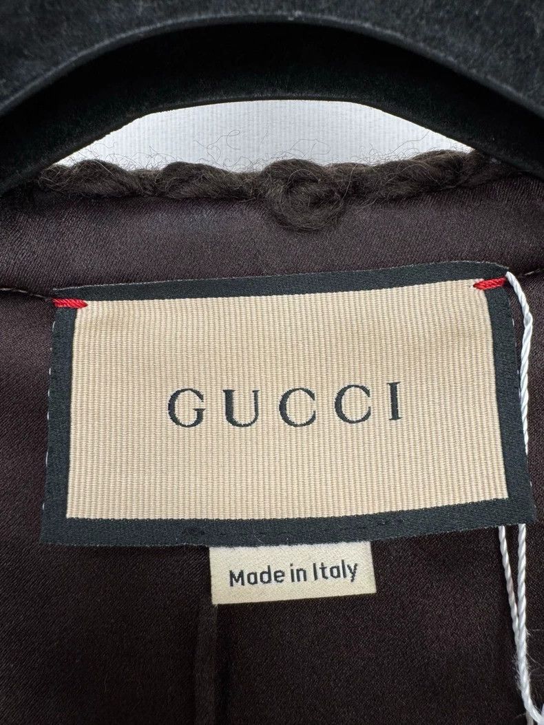 Gucci Gucci Wool Coat Size S With Logo Size S / US 4 / IT 40 - 2 Thumbnail