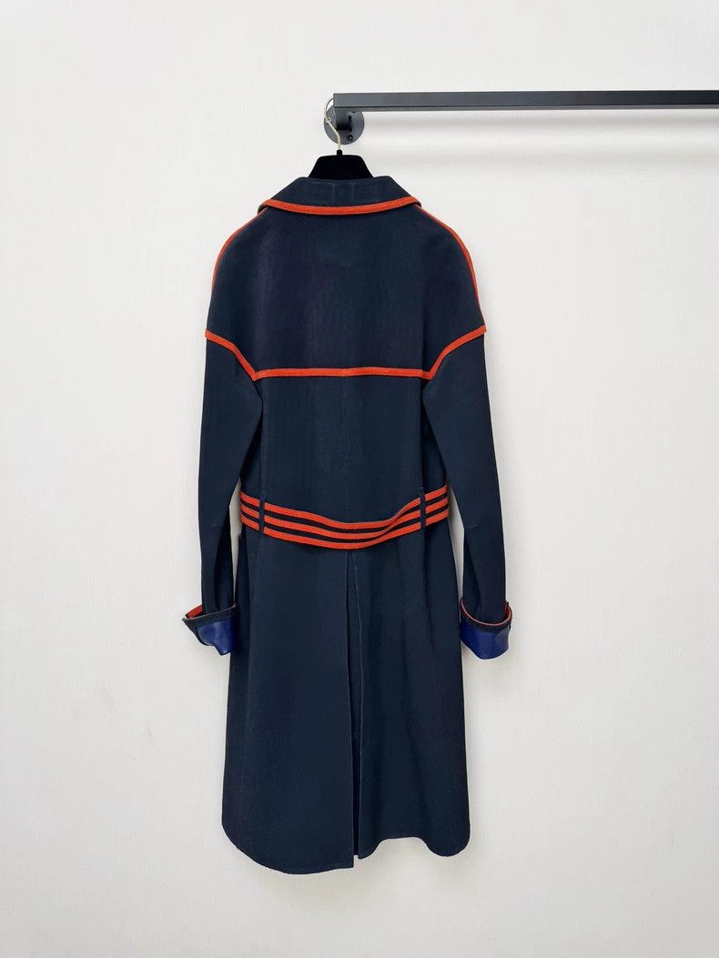 Loewe Loewe Suede Coat with Red Accents Size L / US 10 / IT 46 - 8 Thumbnail