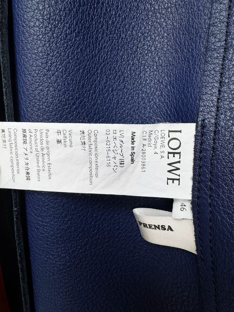 Loewe Loewe Suede Coat with Red Accents Size L / US 10 / IT 46 - 4 Thumbnail