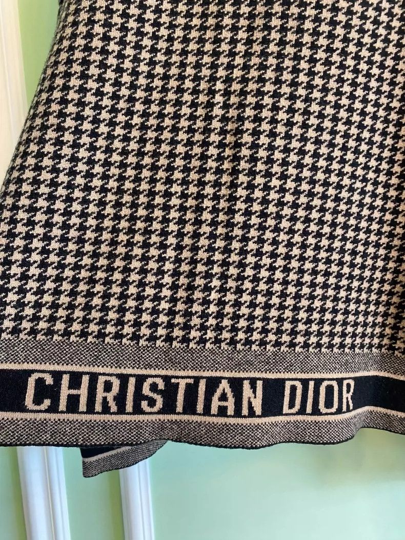 Dior Dior Houndstooth Cashmere Sweater Size ONE SIZE - 3 Thumbnail