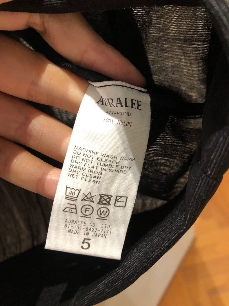 Japanese Brand AURALEE Hooded Sweatshirt in Black Color Size L / US 10 / IT 46 - 7 Thumbnail