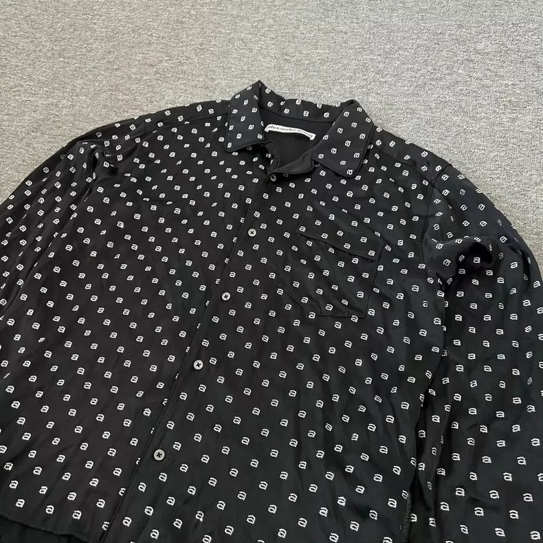 Alexander Wang Alexander Wang Sparkly Black Button-Up Shirt Size S / US 4 / IT 40 - 4 Thumbnail