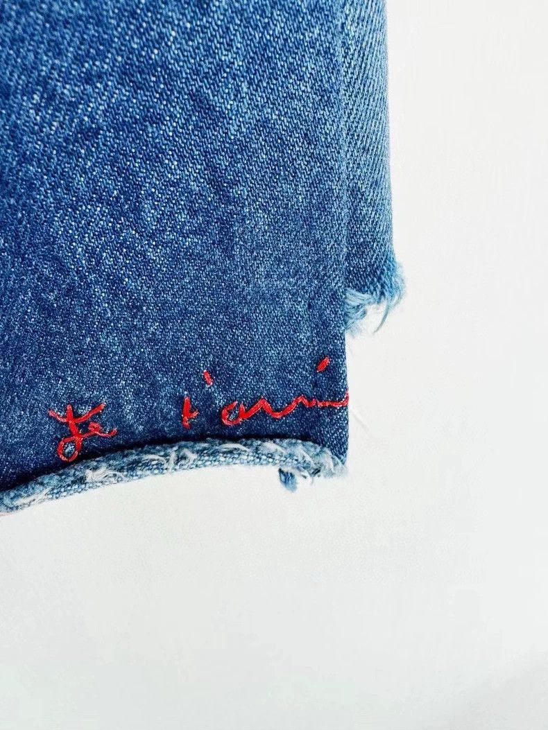 Saint Laurent Paris Saint Laurent Denim Skirt Size 28 Size 28" / US 6 / IT 42 - 3 Thumbnail