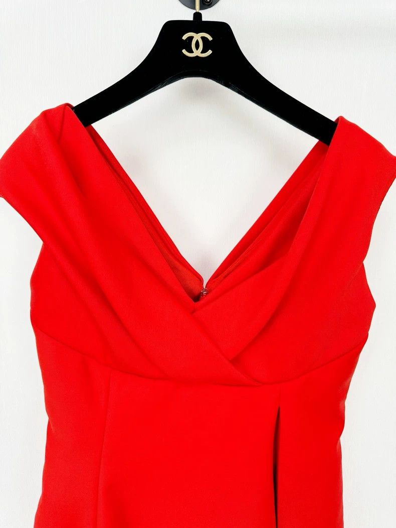 Dior Dior Wool Silk Top in Red Size M / US 6-8 / IT 42-44 - 2 Thumbnail