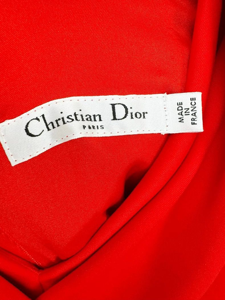 Dior Dior Wool Silk Top in Red Size M / US 6-8 / IT 42-44 - 4 Thumbnail