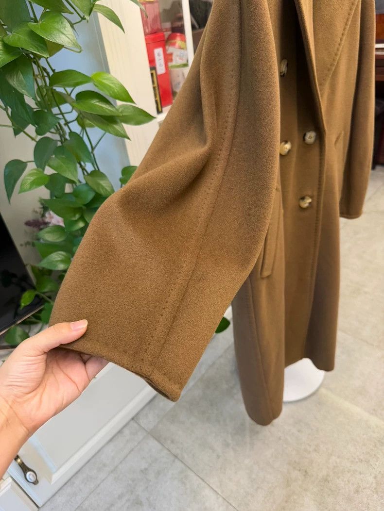 Max Mara MAXMARA Wool Cashmere Coat in Tobacco Color Size S / US 4 / IT 40 - 2 Thumbnail