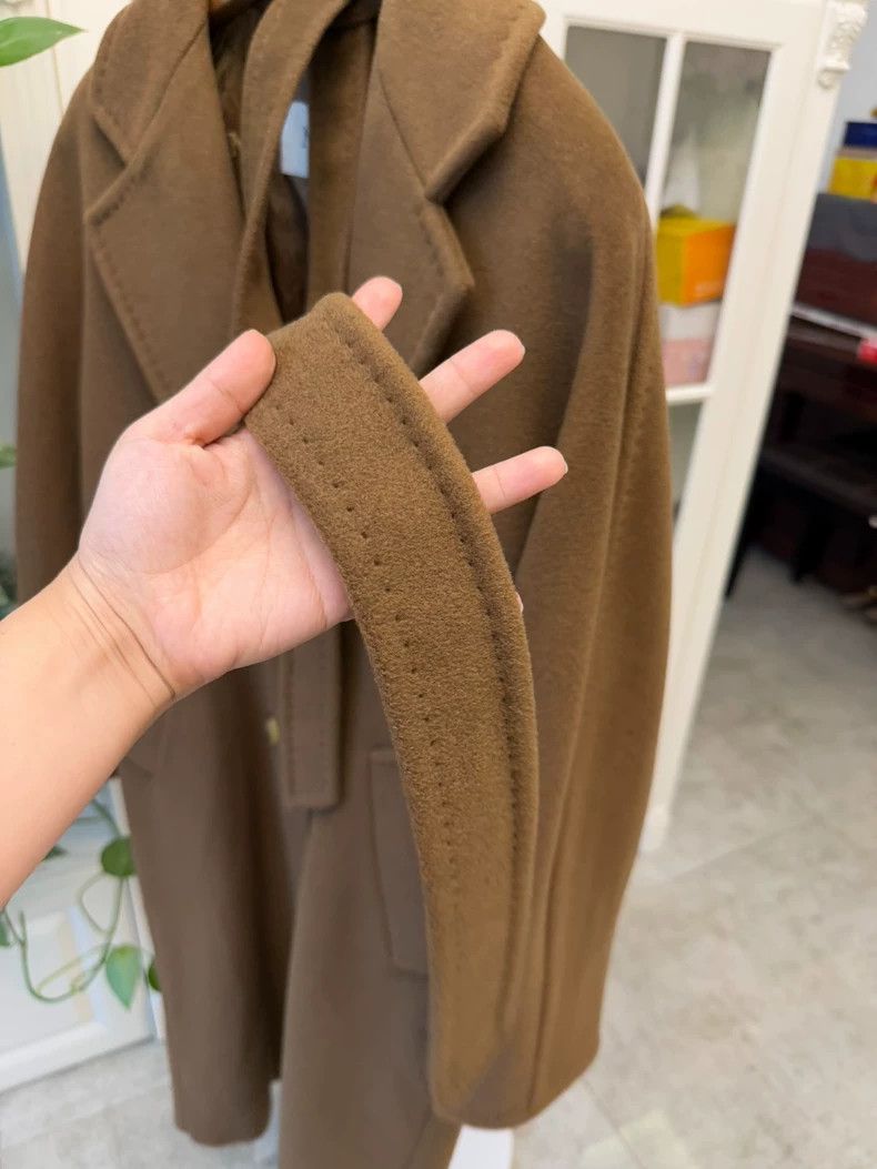 Max Mara MAXMARA Wool Cashmere Coat in Tobacco Color Size S / US 4 / IT 40 - 4 Thumbnail