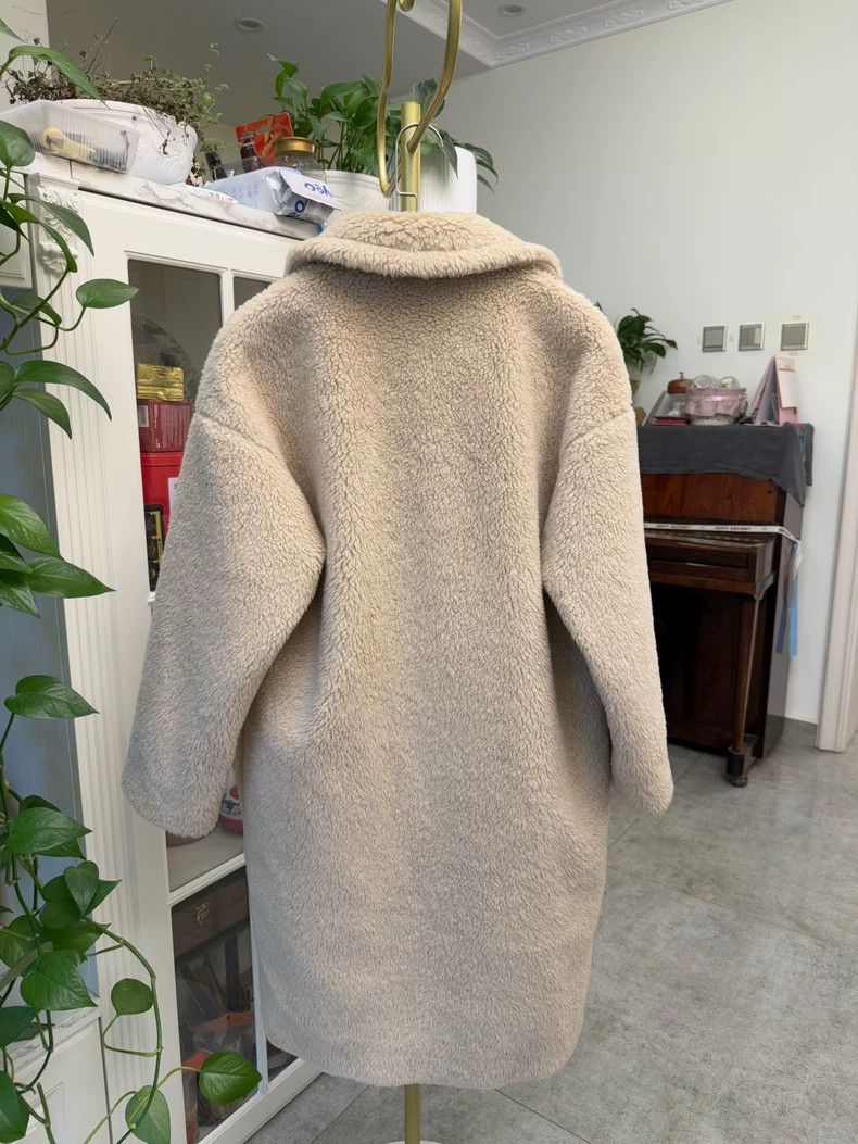 Max Mara Max Mara Teddy Beige Long Coat Size S / US 4 / IT 40 - 5 Thumbnail