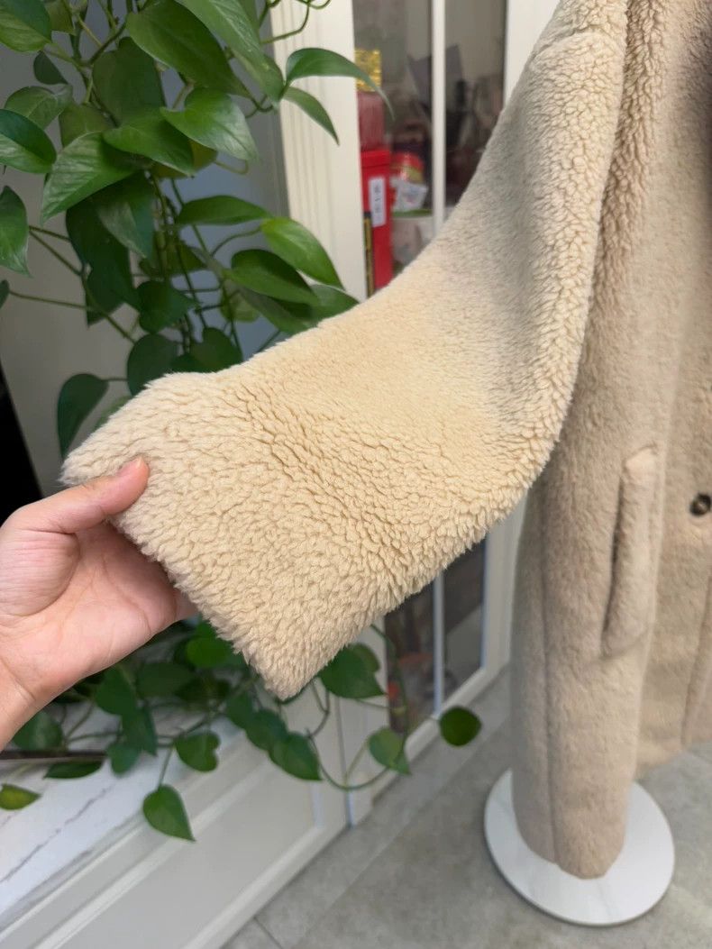 Max Mara Max Mara Teddy Beige Long Coat Size S / US 4 / IT 40 - 2 Thumbnail