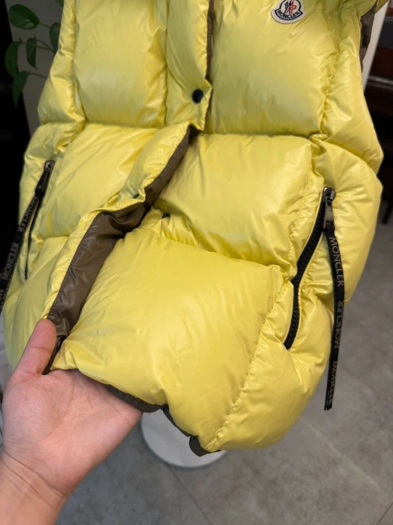 Moncler Moncler Luzule Yellow Puffer Vest Size XS / US 0-2 / IT 36-38 - 2 Thumbnail