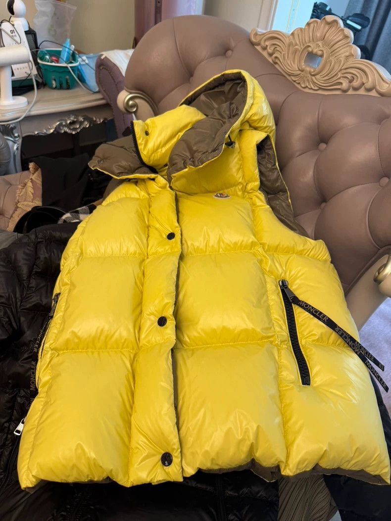 Moncler Moncler Luzule Yellow Puffer Vest Size XS / US 0-2 / IT 36-38 - 5 Thumbnail