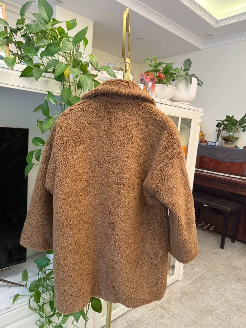 Max Mara Maxmara Weekend Teddy Coat in Brown Size L / US 10 / IT 46 - 5 Thumbnail