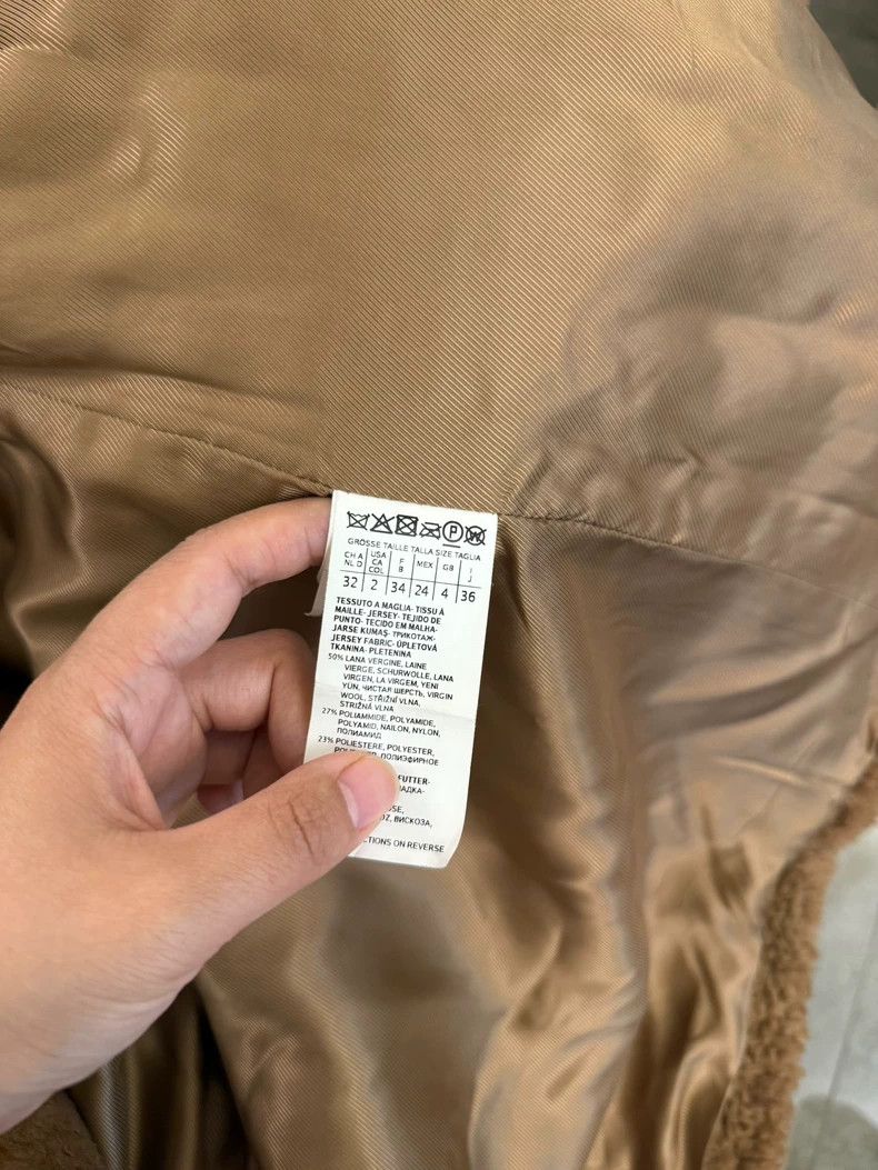 Max Mara Maxmara Weekend Teddy Coat in Brown Size L / US 10 / IT 46 - 6 Thumbnail