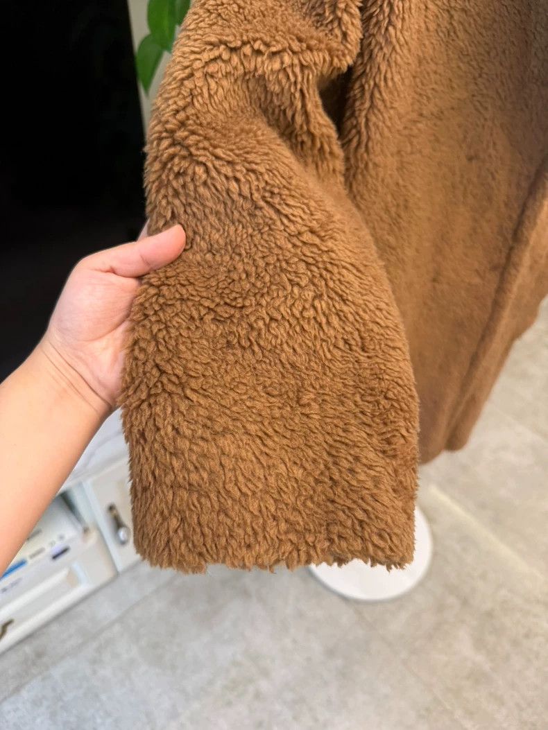 Max Mara Maxmara Weekend Teddy Coat in Brown Size L / US 10 / IT 46 - 3 Thumbnail