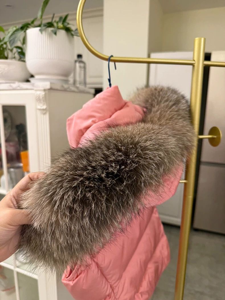 Moncler Moncler Pink Vest with Fur Collar Size XS / US 0-2 / IT 36-38 - 5 Thumbnail