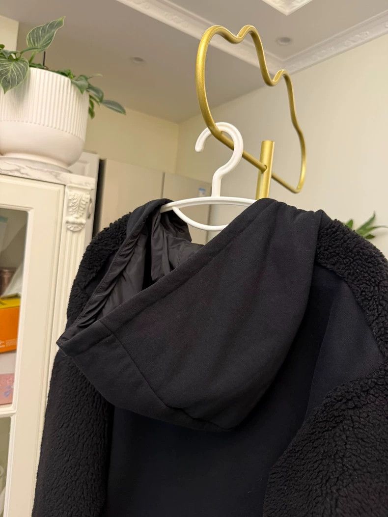 Moncler Moncler Teddy Fleece Jacket Black Size M Size M / US 6-8 / IT 42-44 - 5 Thumbnail