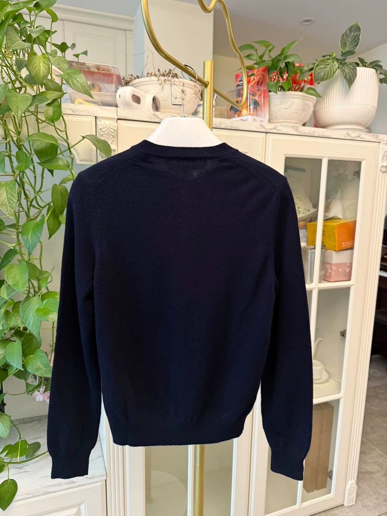 Comme des Garcons PLAY Play Cardigan with Heart Design Size L / US 10 / IT 46 - 2 Thumbnail