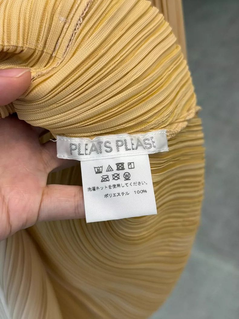 Issey Miyake Issey Miyake Beige Pleated Blazer Jacket Size M / US 6-8 / IT 42-44 - 4 Thumbnail