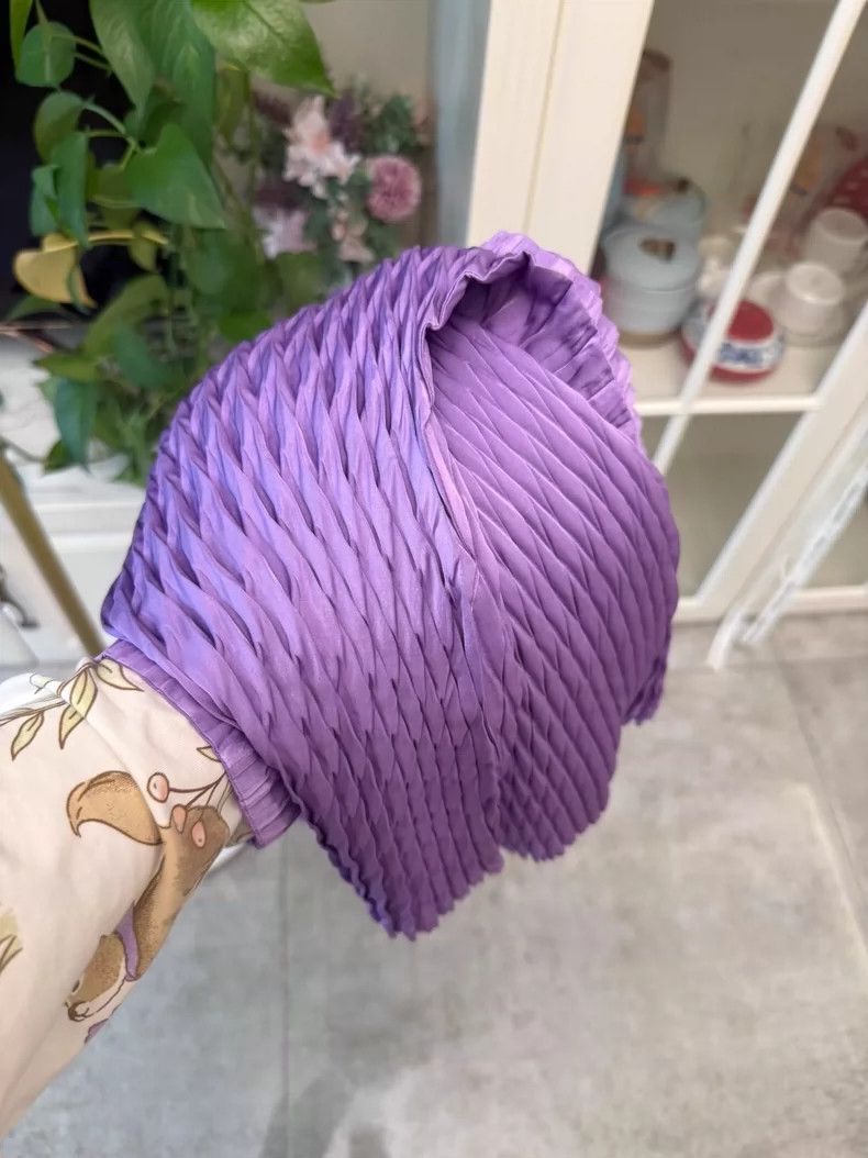 Issey Miyake Miyake Issey Purple Scalloped Jacket Size ONE SIZE - 6 Thumbnail