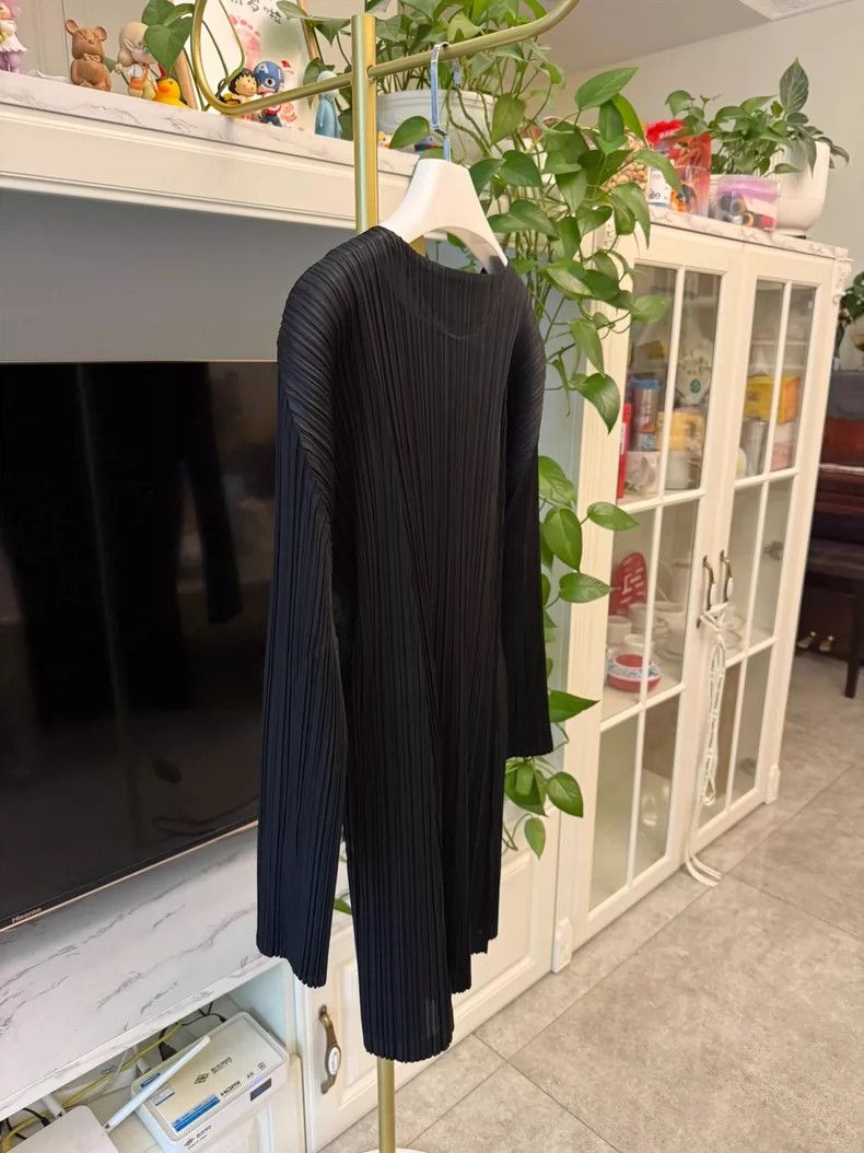 Issey Miyake Miyake Issey Black Long Top Size ONE SIZE - 7 Thumbnail