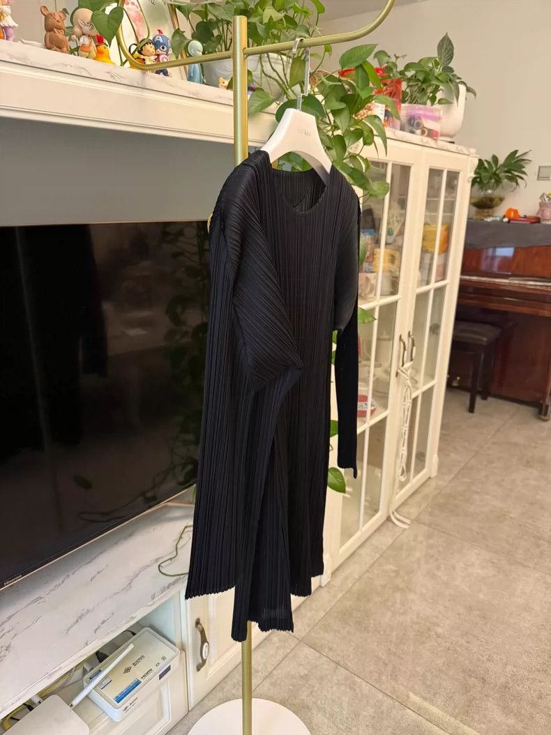 Issey Miyake Miyake Issey Black Long Top Size ONE SIZE - 2 Thumbnail