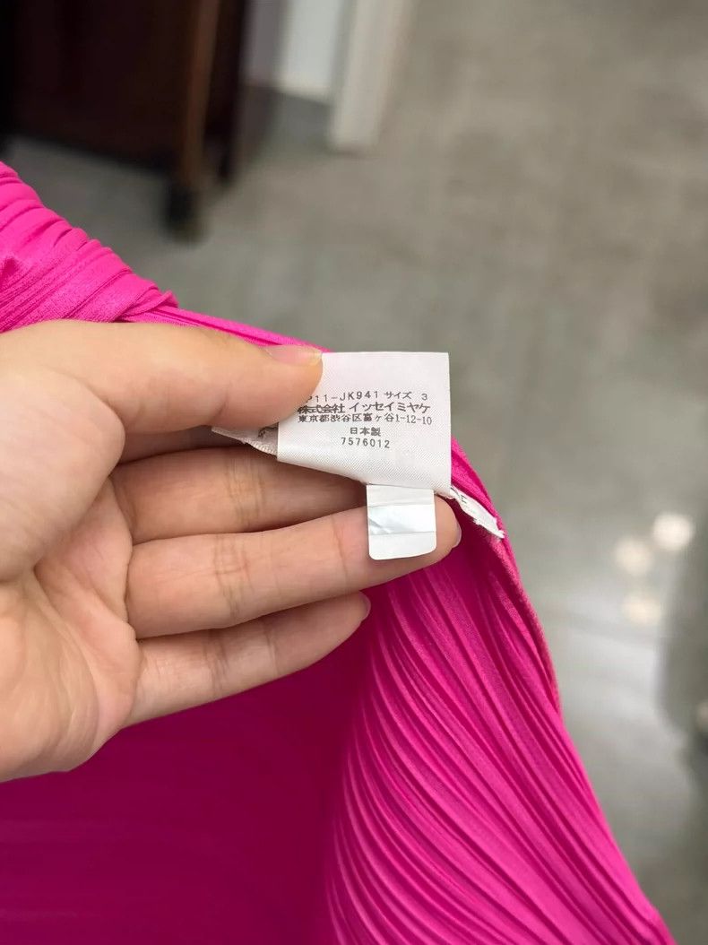 Issey Miyake Classic Pleated Pink Spring Top Size M / US 6-8 / IT 42-44 - 5 Thumbnail