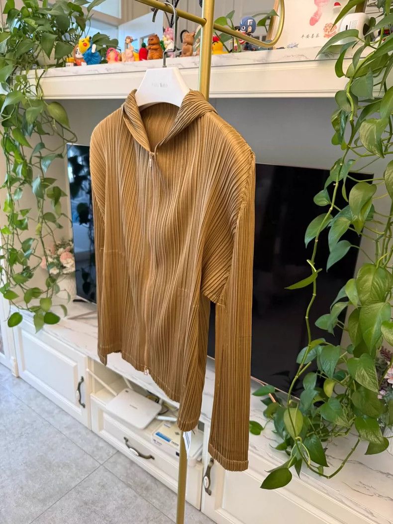 Issey Miyake Issey Miyake Hooded Zip-Up Cardigan Size M / US 6-8 / IT 42-44 - 2 Thumbnail