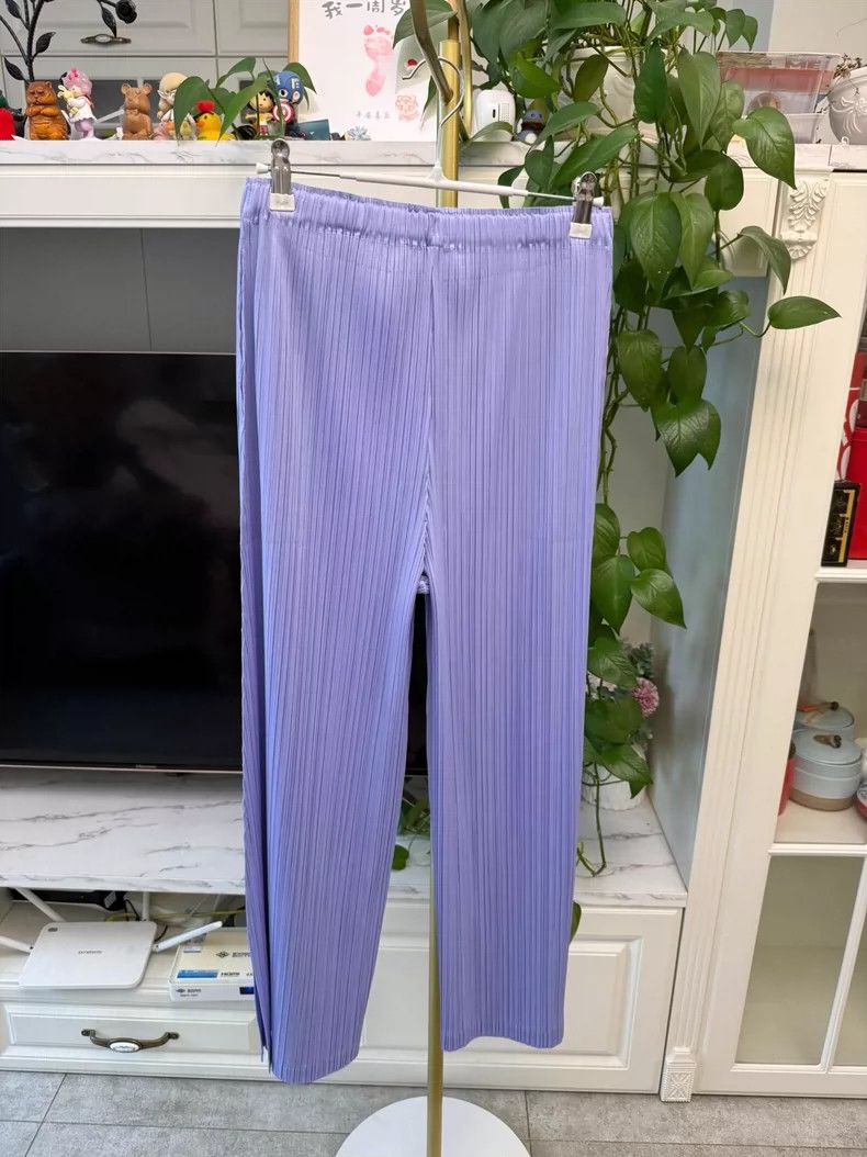 Issey Miyake Issey Miyake Wide Leg Pants in Purple Size 24" / US 00 / IT 34 - 6 Thumbnail