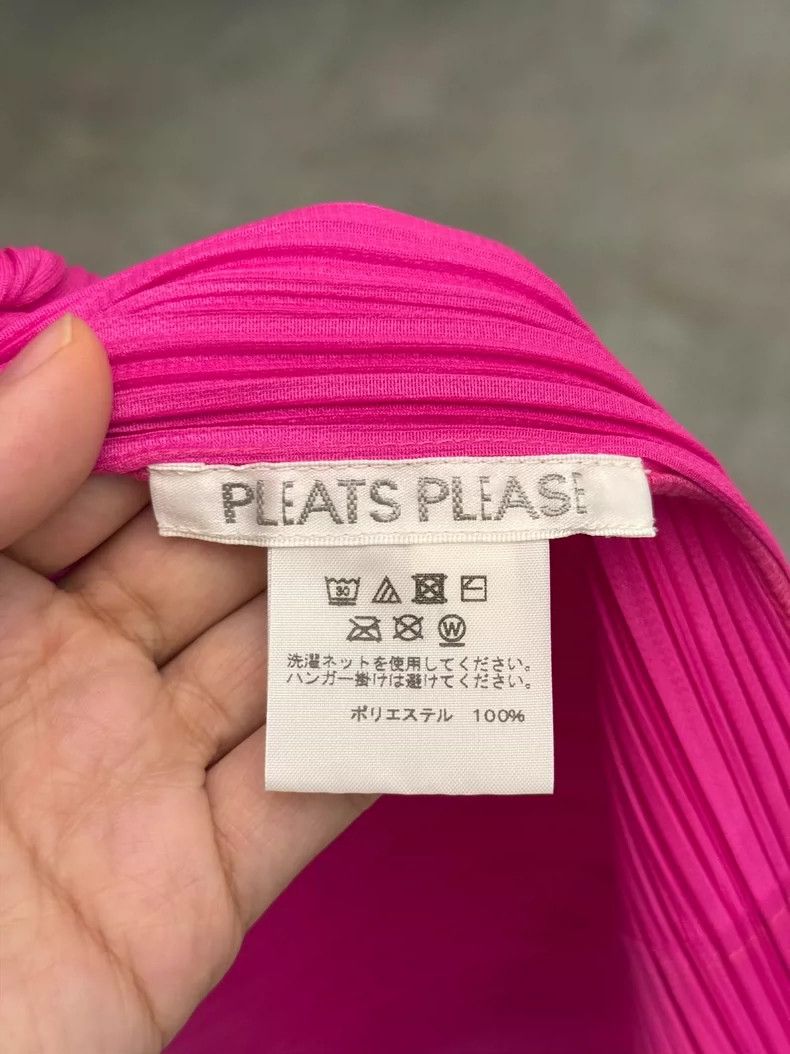 Issey Miyake Spring Pink Long Sleeve Blouse by Issey Miyake Size S / US 4 / IT 40 - 6 Thumbnail