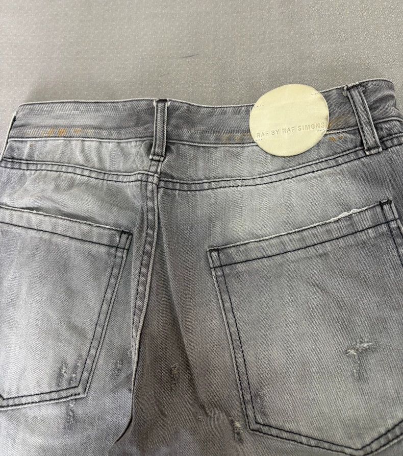 Raf Simons Raf Simons Vintage Distressed Gray Jeans Size 28" / US 6 / IT 42 - 8 Thumbnail