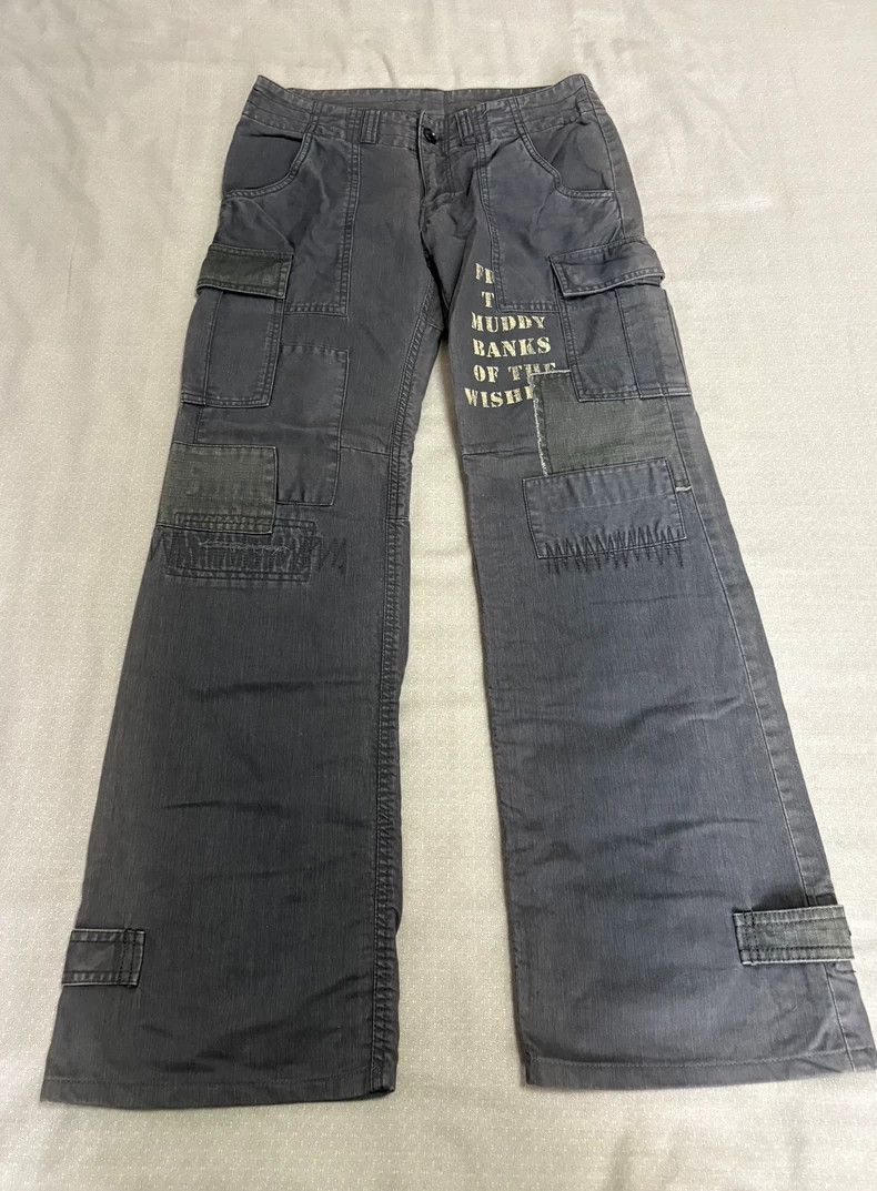 Yohji Yamamoto Vintage Patchwork Utility Denim Pants Size 31" - 3 Thumbnail