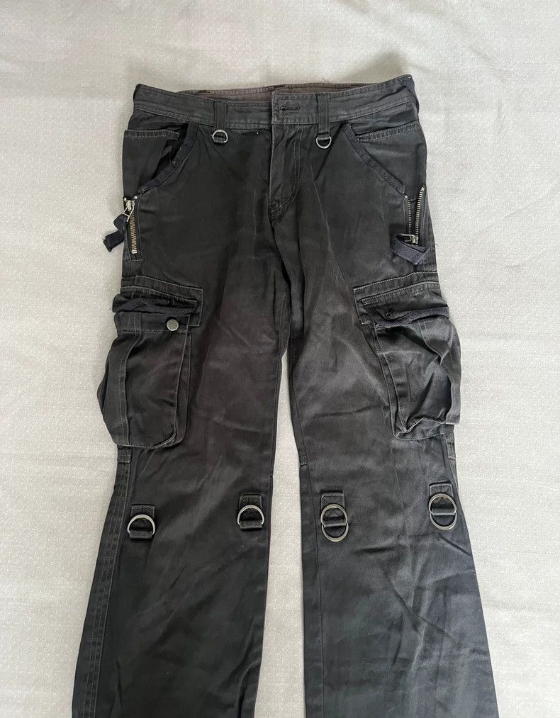 Yohji Yamamoto Vintage Tactical Cargo Pants with Pockets Size 27" / US 4 / IT 40 - 2 Thumbnail