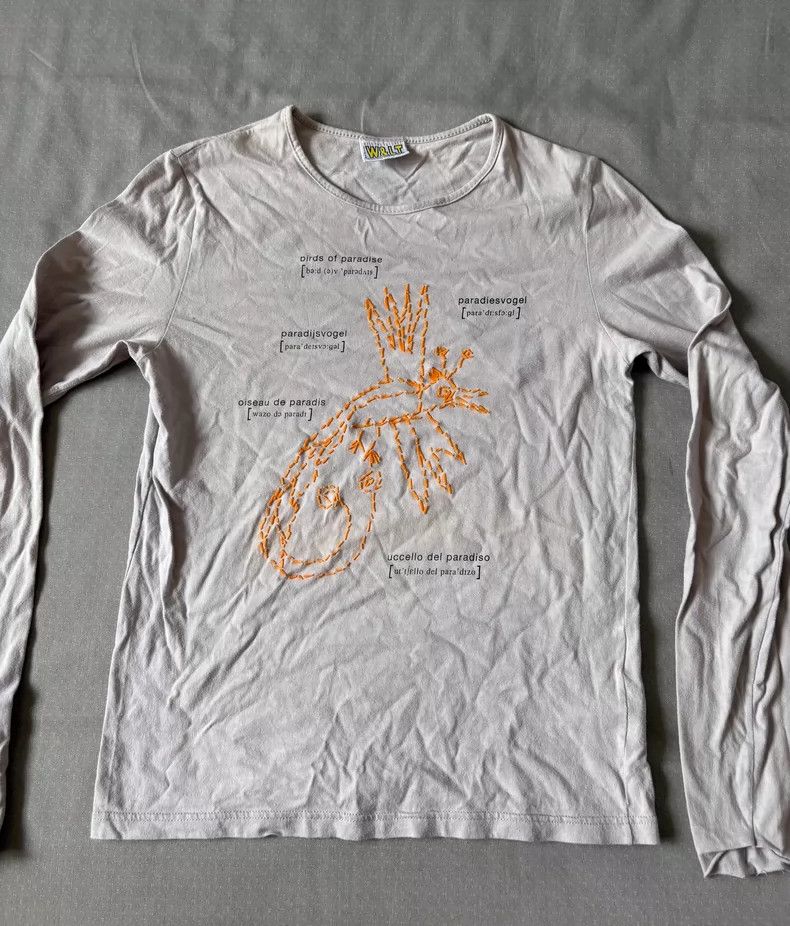 Walter Van Beirendonck Vintage Long Sleeve T-shirt with Bird Design Size M / US 6-8 / IT 42-44 - 2 Thumbnail