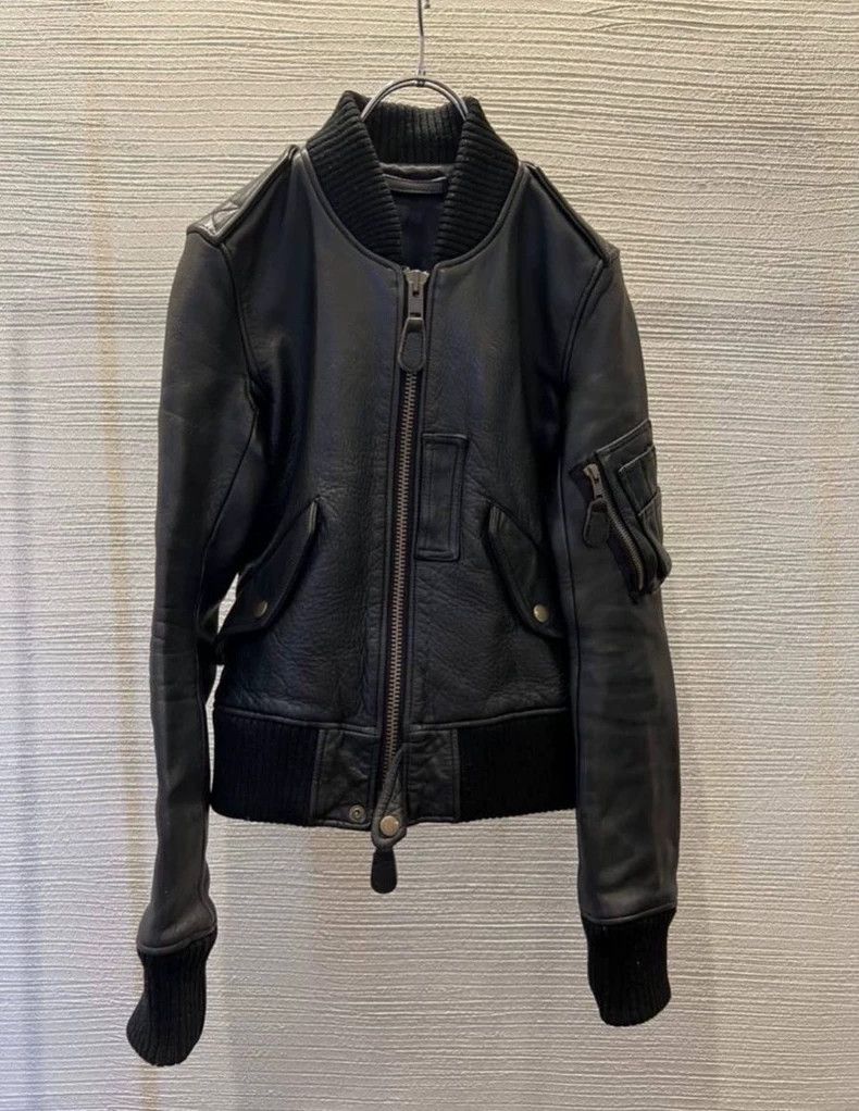 Yohji Yamamoto Vintage Buffalo Bobs Leather Jacket with Pockets Size L / US 10 / IT 46 - 7 Thumbnail