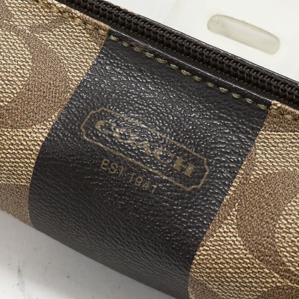 Coach Coach Coach Golf Ball Pouch PVC Canvas Calf Golf Ball Case Canvas Other Size ONE SIZE - 6 Thumbnail