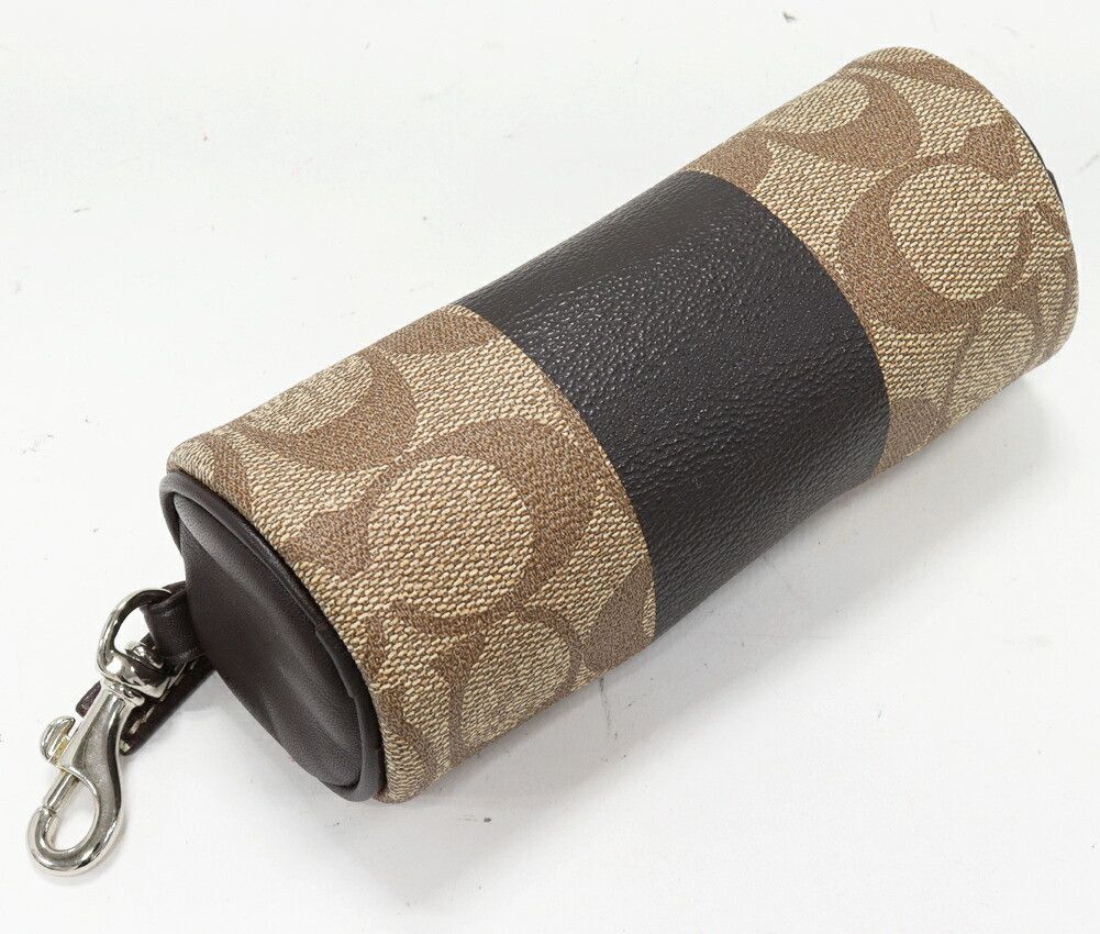 Coach Coach Coach Golf Ball Pouch PVC Canvas Calf Golf Ball Case Canvas Other Size ONE SIZE - 2 Thumbnail