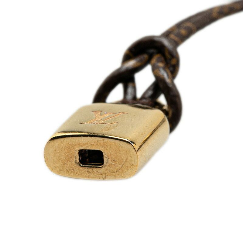 Louis Vuitton Louis Vuitton Louis Vuitton LV Padlock Monogram Bracelet Canvas Bracelet M8275F DUTY FREE for USA Size ONE SIZE - 4 Thumbnail