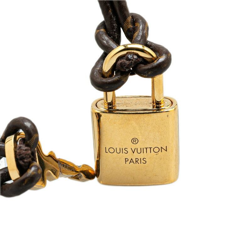 Louis Vuitton Louis Vuitton Louis Vuitton LV Padlock Monogram Bracelet Canvas Bracelet M8275F DUTY FREE for USA Size ONE SIZE - 5 Thumbnail