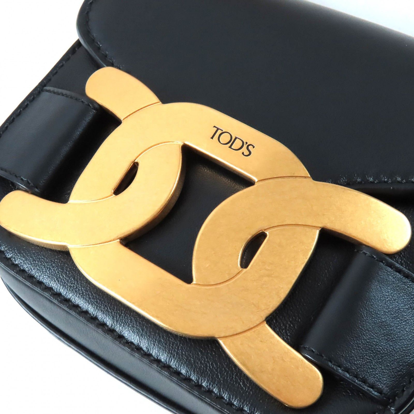 Tod's Tod's Tod’s KATE Mini logo embossed leather Shoulder Bag Leather Shoulder Bag XBWAOYJ0100RORB999 Size ONE SIZE - 11 Thumbnail