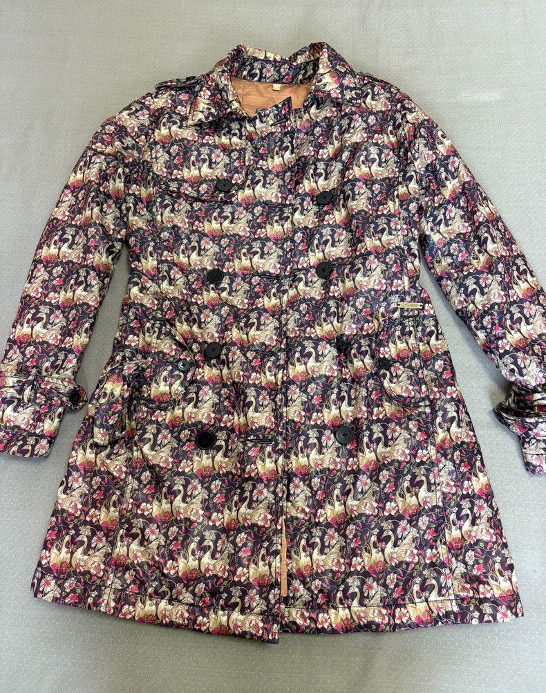 John Galliano John Galliano Vintage Swans Floral Coat Size M / US 6-8 / IT 42-44 - 2 Thumbnail