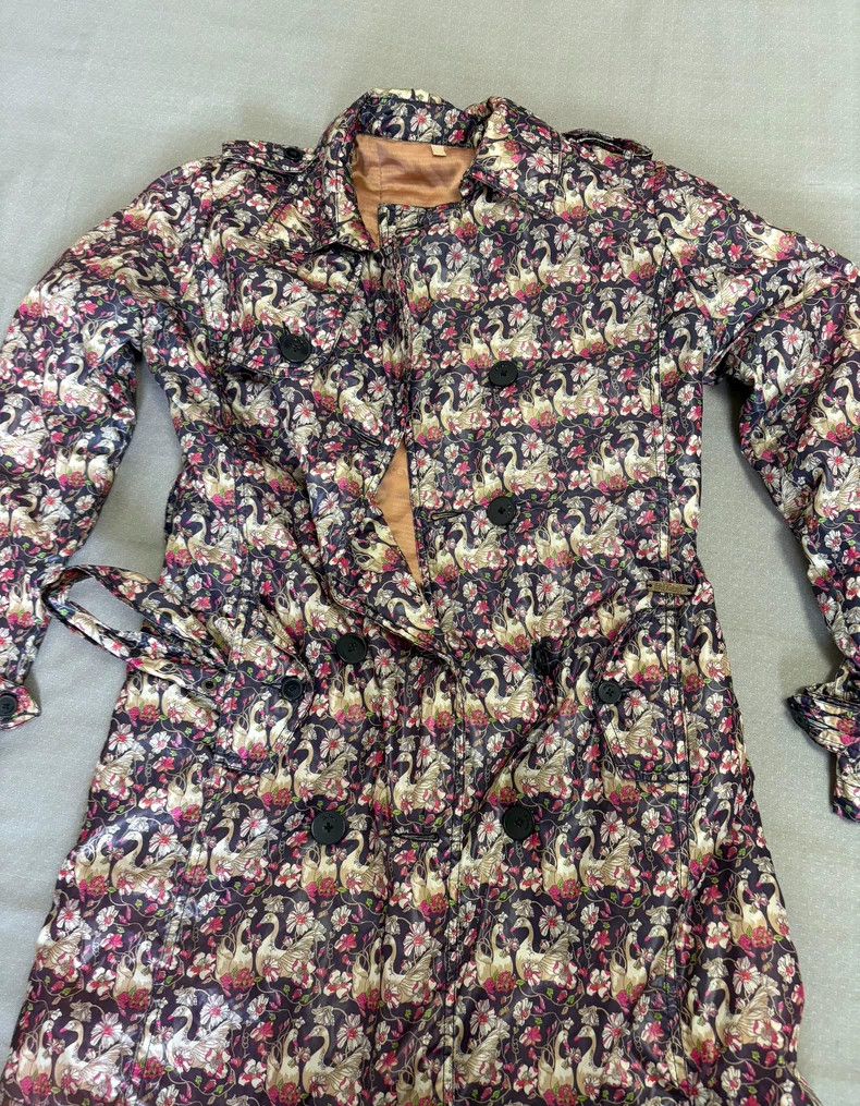 John Galliano John Galliano Vintage Swans Floral Coat Size M / US 6-8 / IT 42-44 - 6 Thumbnail