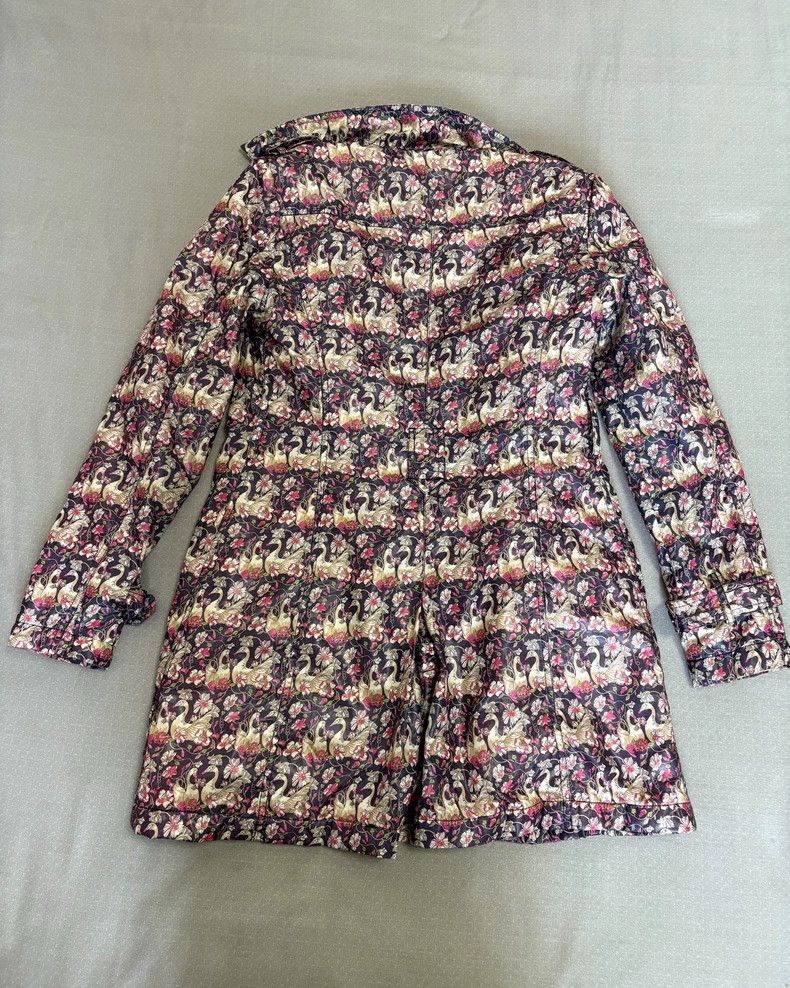 John Galliano John Galliano Vintage Swans Floral Coat Size M / US 6-8 / IT 42-44 - 7 Thumbnail
