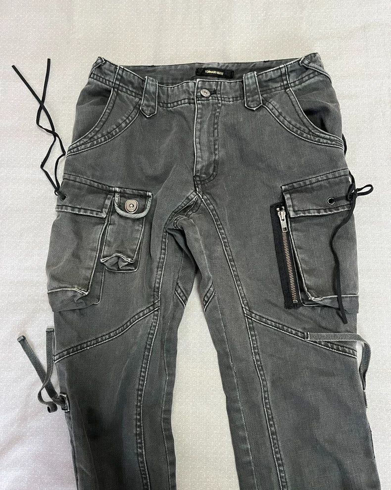Yohji Yamamoto Tactical Vintage Denim Pants with Detailed Pockets Size 28" / US 6 / IT 42 - 5 Thumbnail