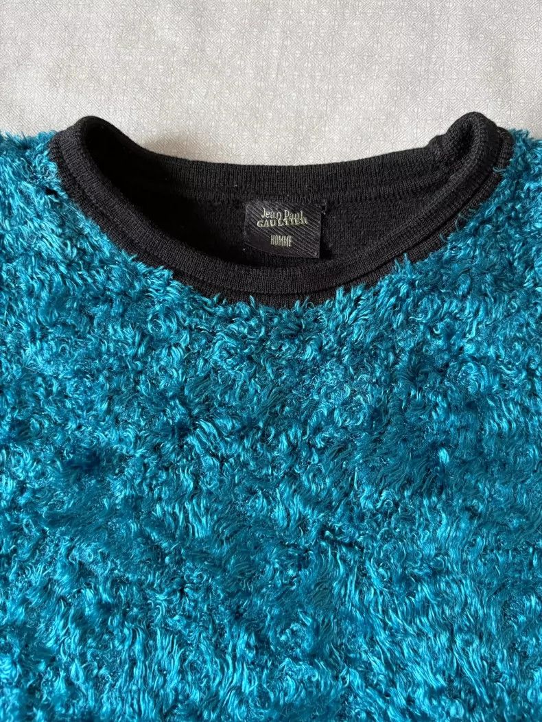 Jean Paul Gaultier Jean Paul Gaultier Vintage Fur Knit Sweater Size L / US 10 / IT 46 - 3 Thumbnail