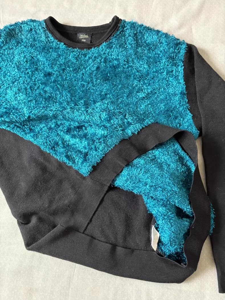 Jean Paul Gaultier Jean Paul Gaultier Vintage Fur Knit Sweater Size L / US 10 / IT 46 - 5 Thumbnail