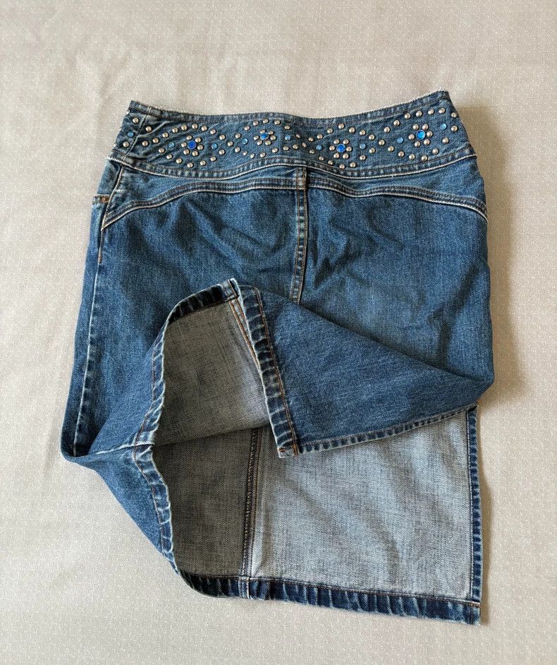 Hysteric Glamour Vintage Hysteric Glamour Denim Skirt with Studs Size 27" / US 4 / IT 40 - 8 Thumbnail
