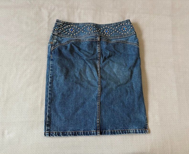 Hysteric Glamour Vintage Hysteric Glamour Denim Skirt with Studs Size 27" / US 4 / IT 40 - 6 Thumbnail