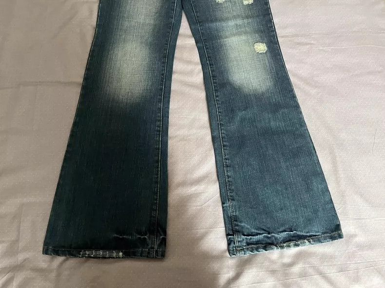Just Cavalli Just Cavalli Flared Denim Jeans with Details Size 34" / US 12 / IT 48 - 3 Thumbnail