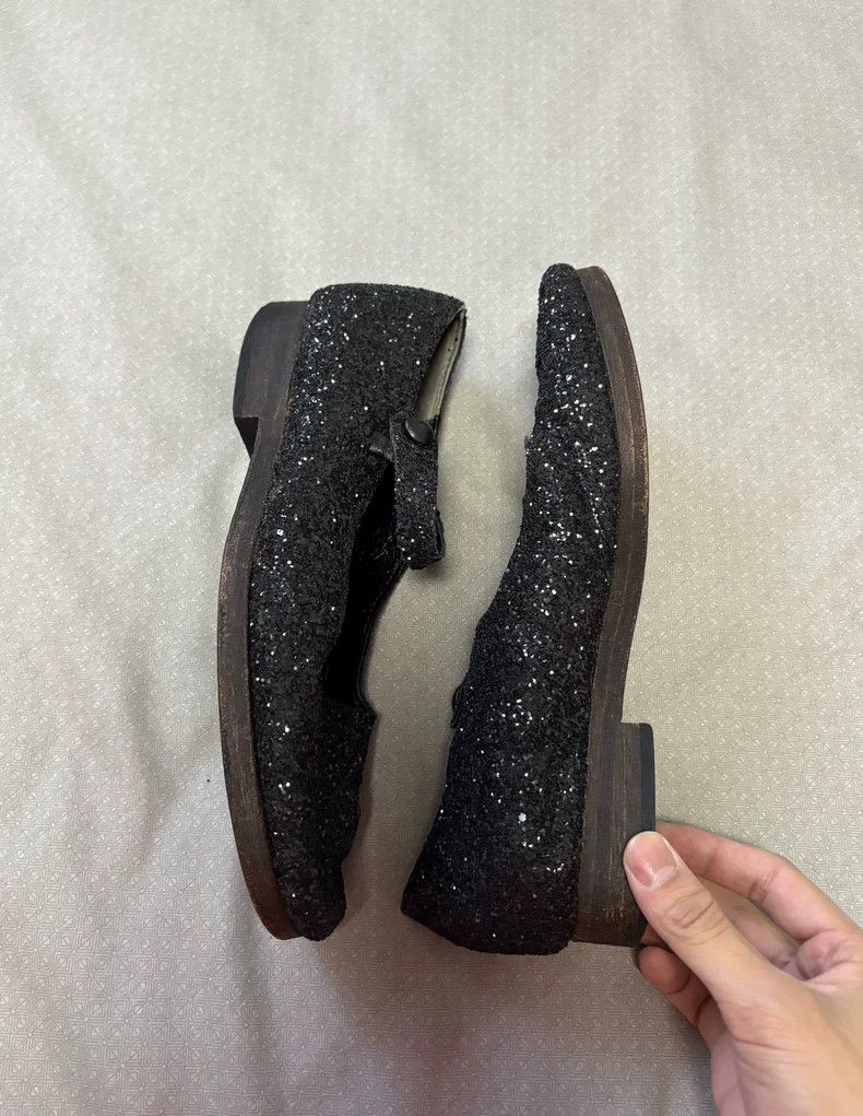 Comme des Garcons Comme des Garçons Glitter Mary Jane Shoes Size US 5 / IT 35 - 6 Thumbnail